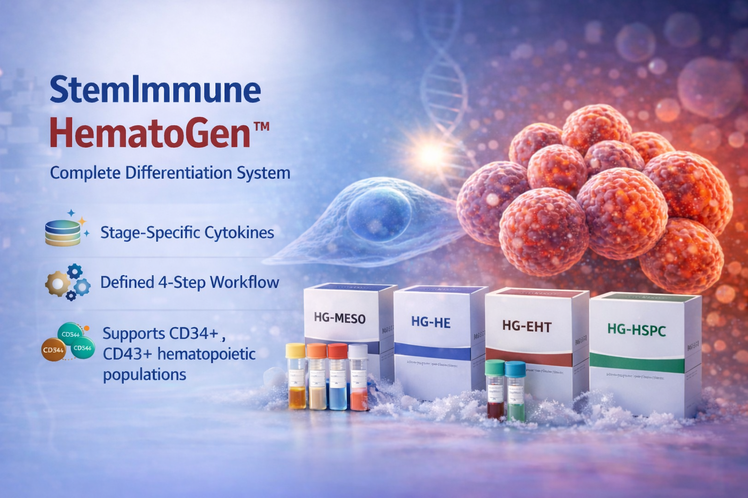 StemImmune HematoGen Complete Differentiation System hero image