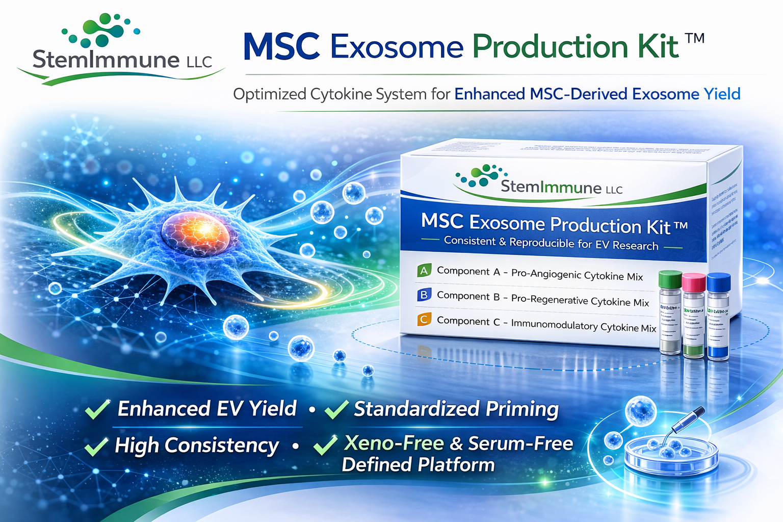 StemImmune MSC Exosome Production Kit banner